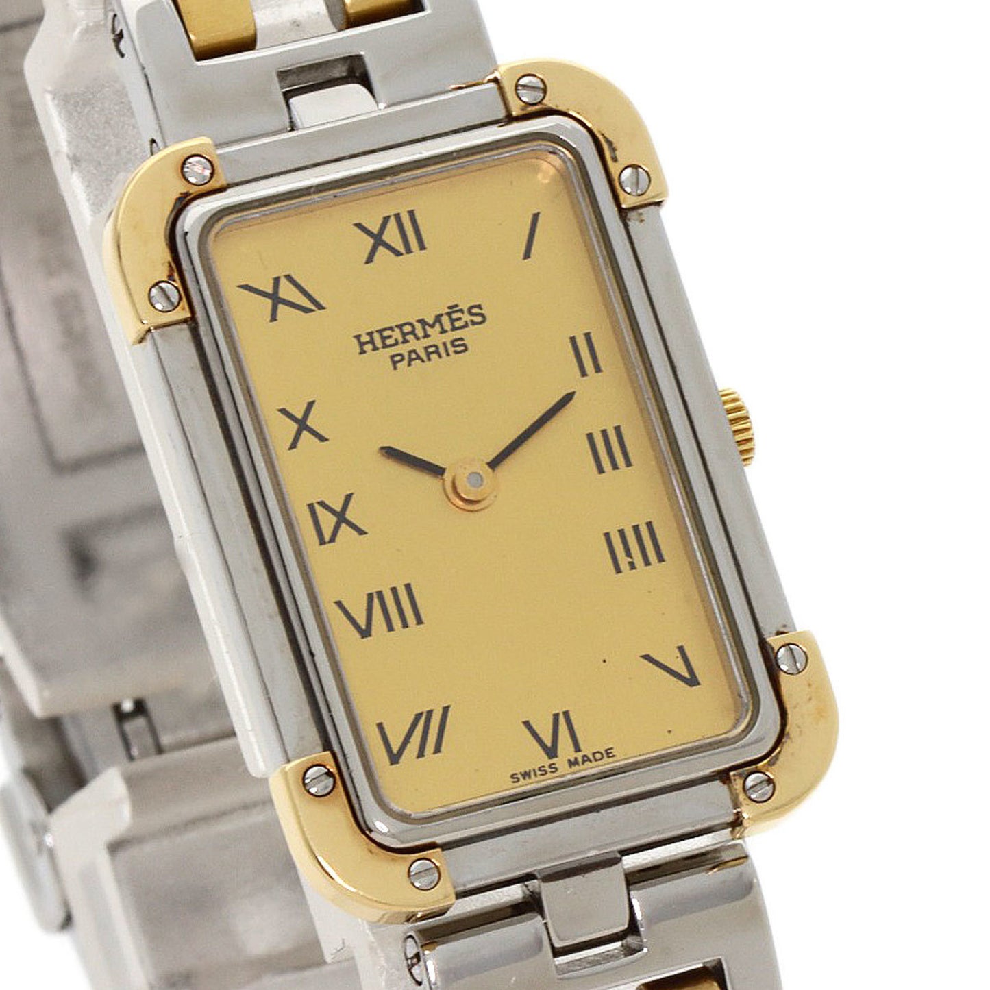 Hermes Cr1.220 Cloajour Watch Stainless Steel Ssxgp