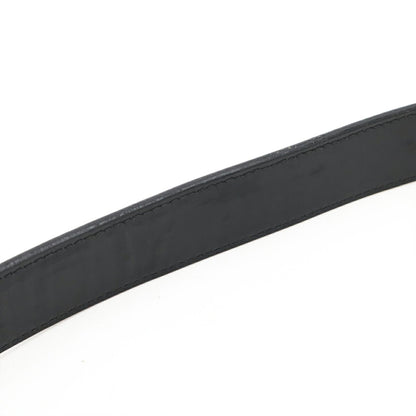 Bvlgari Rettangolo Belt In Black Leather