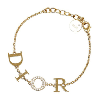 Christian Dior Dior Dio(R)Evolution Rhinestone Chain Bracelet Plated