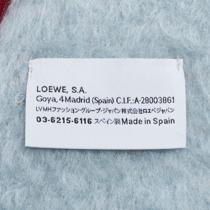 Loewe Anagram Stripe Scarf In Multicolor Wool