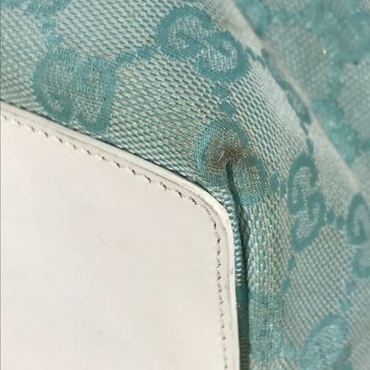 Gucci 002-1099 Shoulder Bag Shoulder Bag Bag Tote Bag Blue White