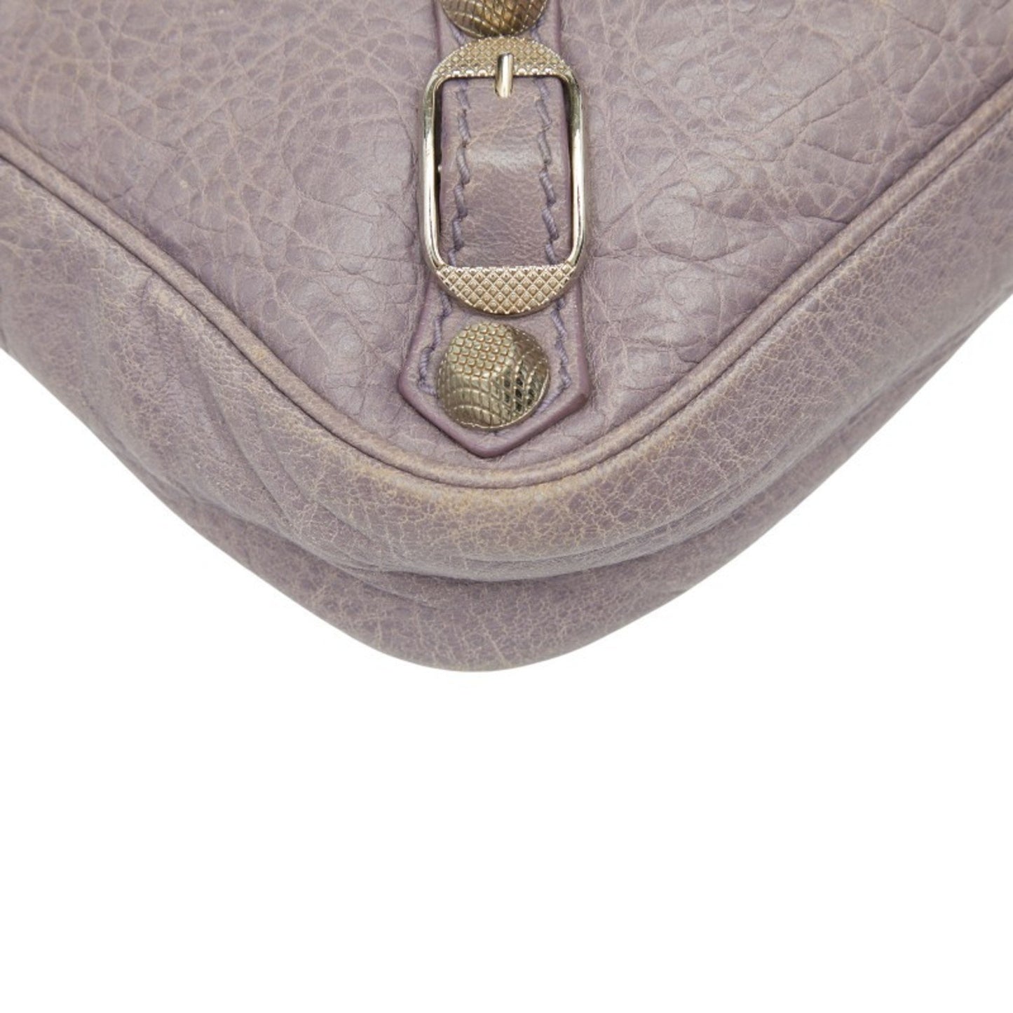 Balenciaga Giant Hip Shoulder Bag 237203 Purple Leather