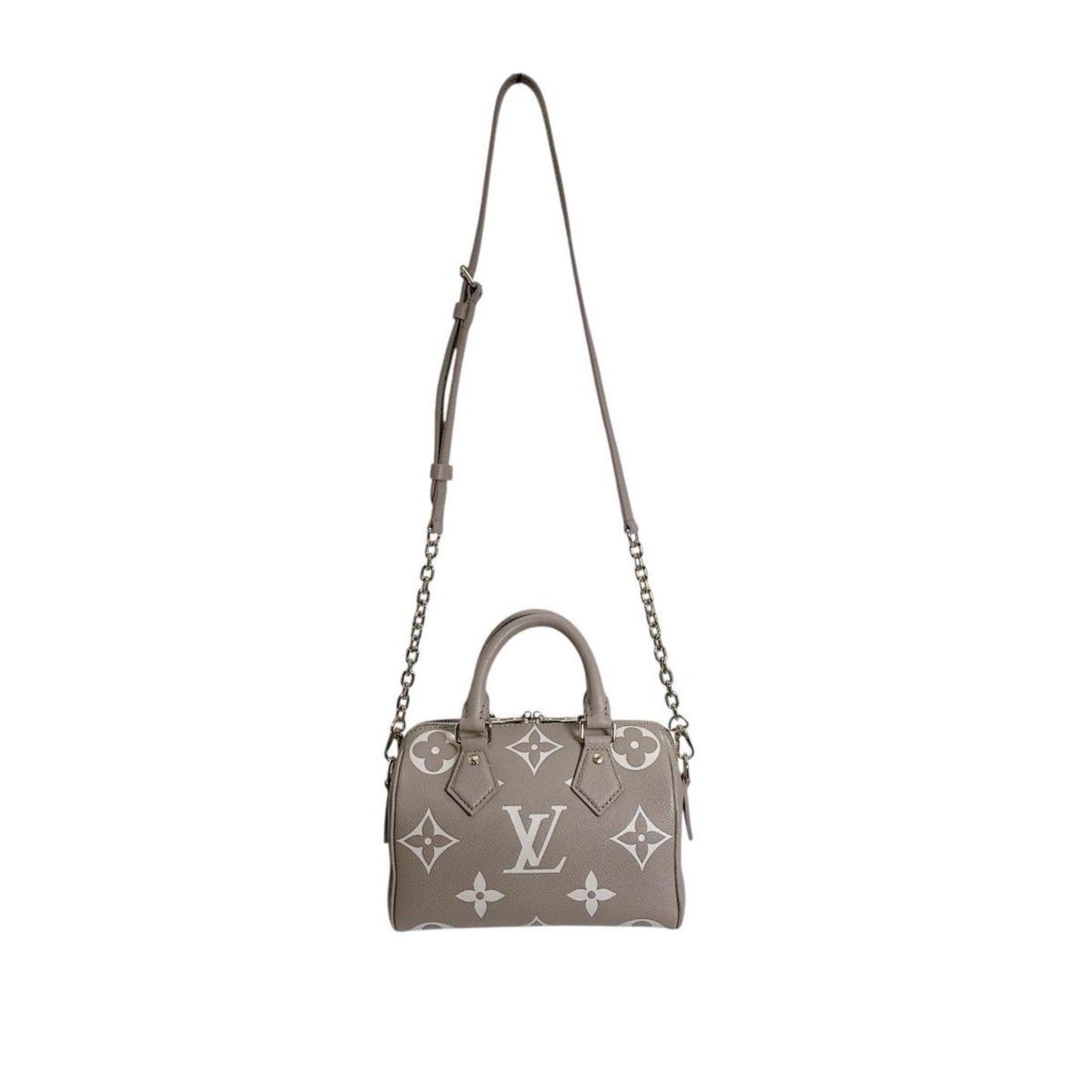 Louis Vuitton Monogram Empreinte Speedy Bandouliere 20 Shoulder Bag M46575 Tourterelle Crme