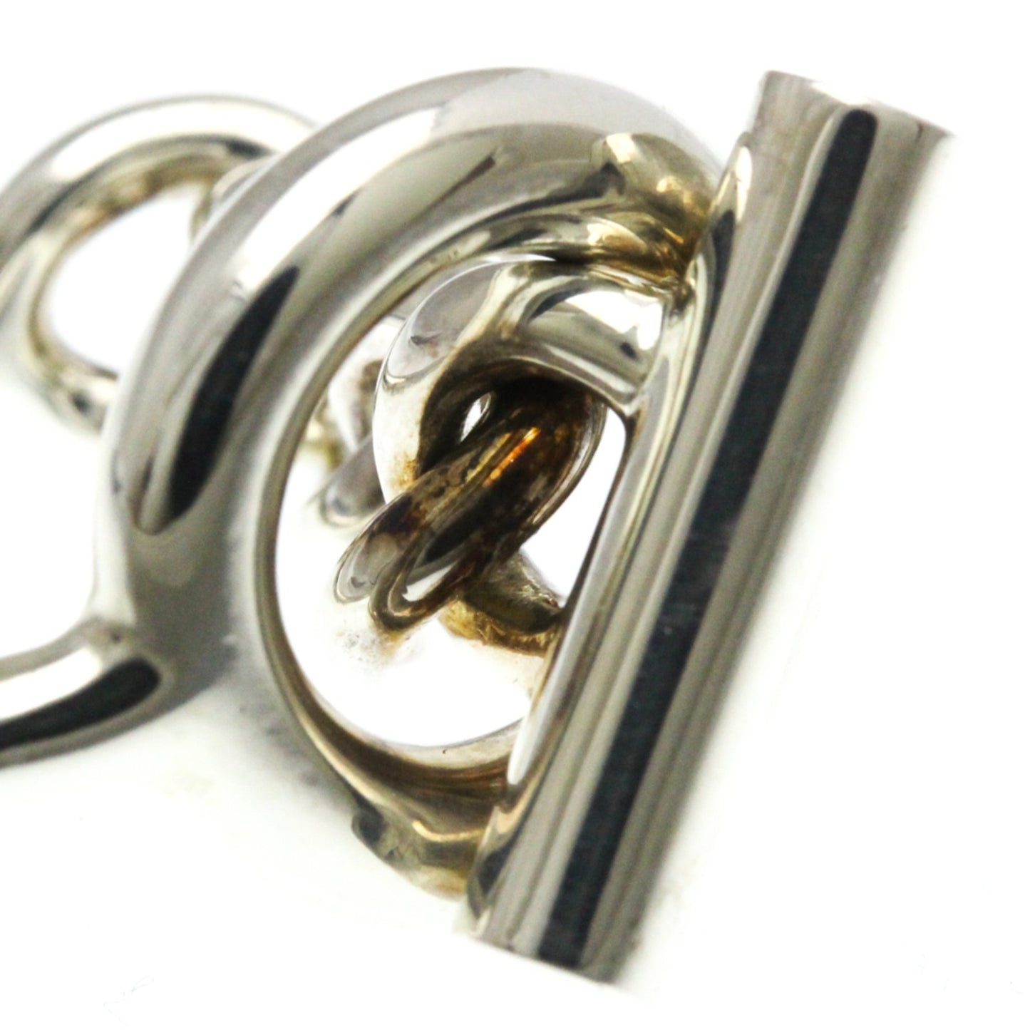 Hermes Croisette Ring Silver Fashion No Stone Band Ring Silver
