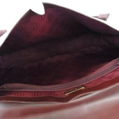 Cartier Tote Bag Must Line - Bordeaux Leather
