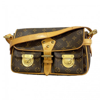 Louis Vuitton Monogram Hudson Shoulder Bag M40027 Brown