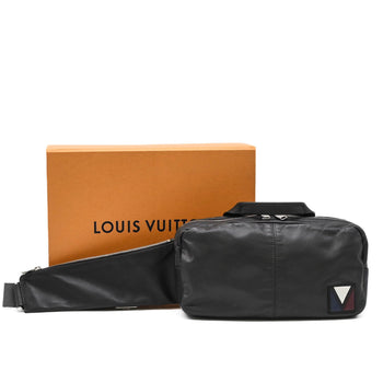 Louis Vuitton Fast Gaston V-Line Leather Shoulder Bag