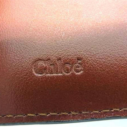 Chlo Chloe Wallet C Brown Leather
