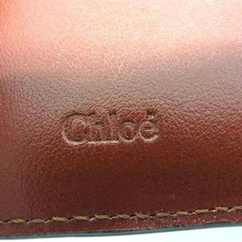 Chlo Chloe Wallet C Brown Leather