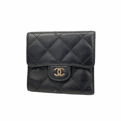 Chanel Matelasse Tri-Fold Wallet In Lambskin
