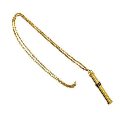 Gucci Perfume Bottle Necklace With Sherry Line Chain Pendant