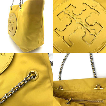 Tory Burch Ella Chain Tote In Yellow Nylon