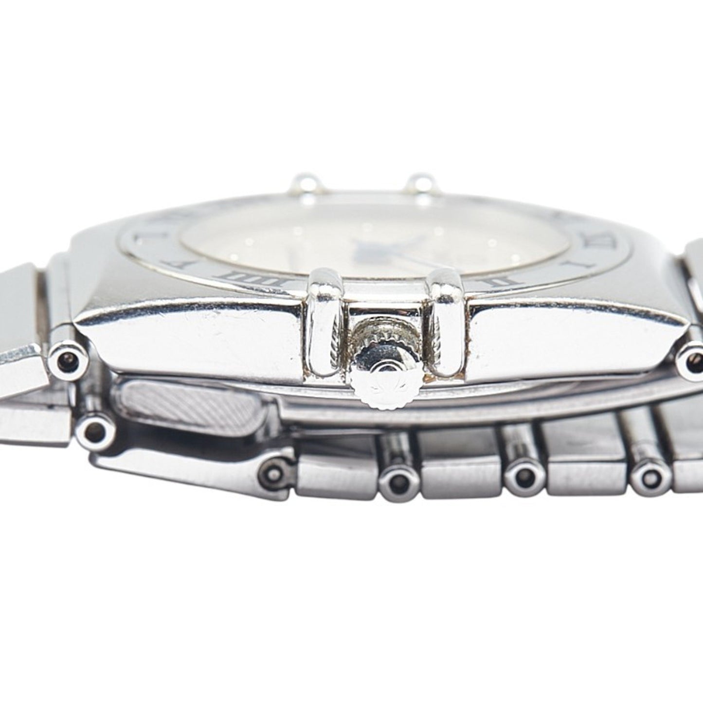 Omega Constellation Watch Quartz Silver Dial Stainless Steel