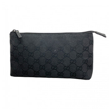 Gucci Gg Canvas Pouch 115238 Black