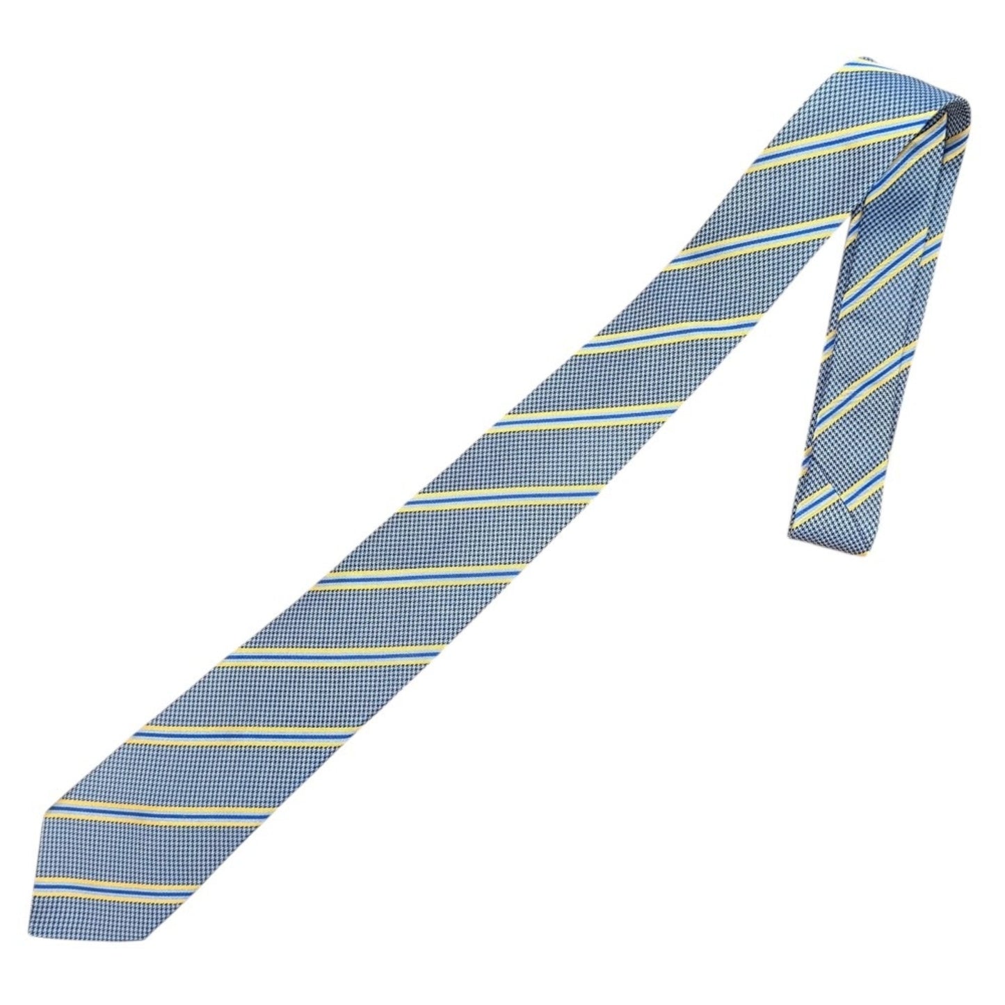Hermes Regimental Stripe Silk Tie