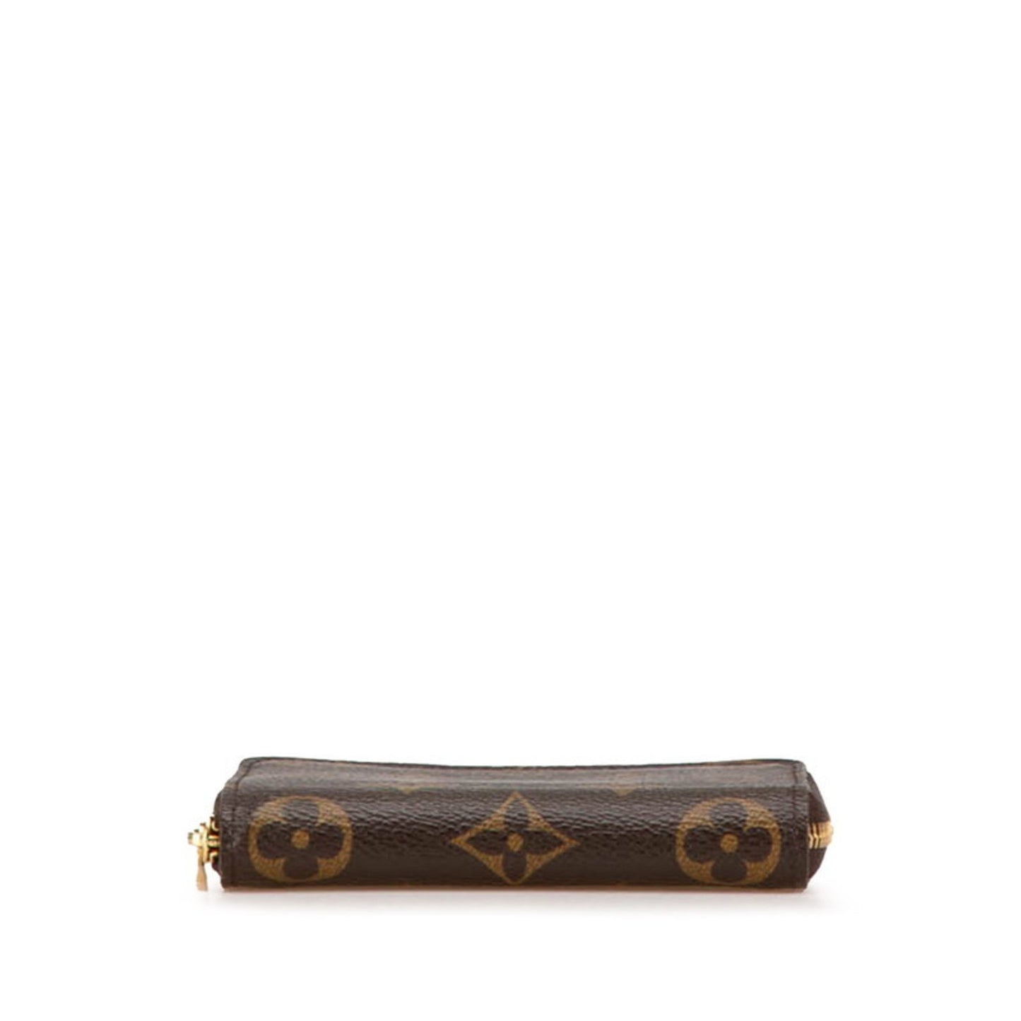 Louis Vuitton Monogram Zippy Coin Purse Case M60067 Brown Pvc Leather