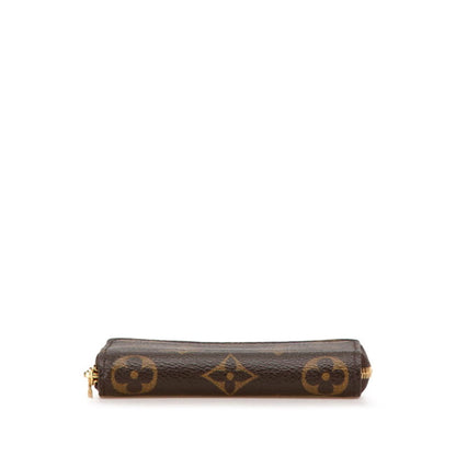 Louis Vuitton Monogram Zippy Coin Purse Case M60067 Brown Pvc Leather