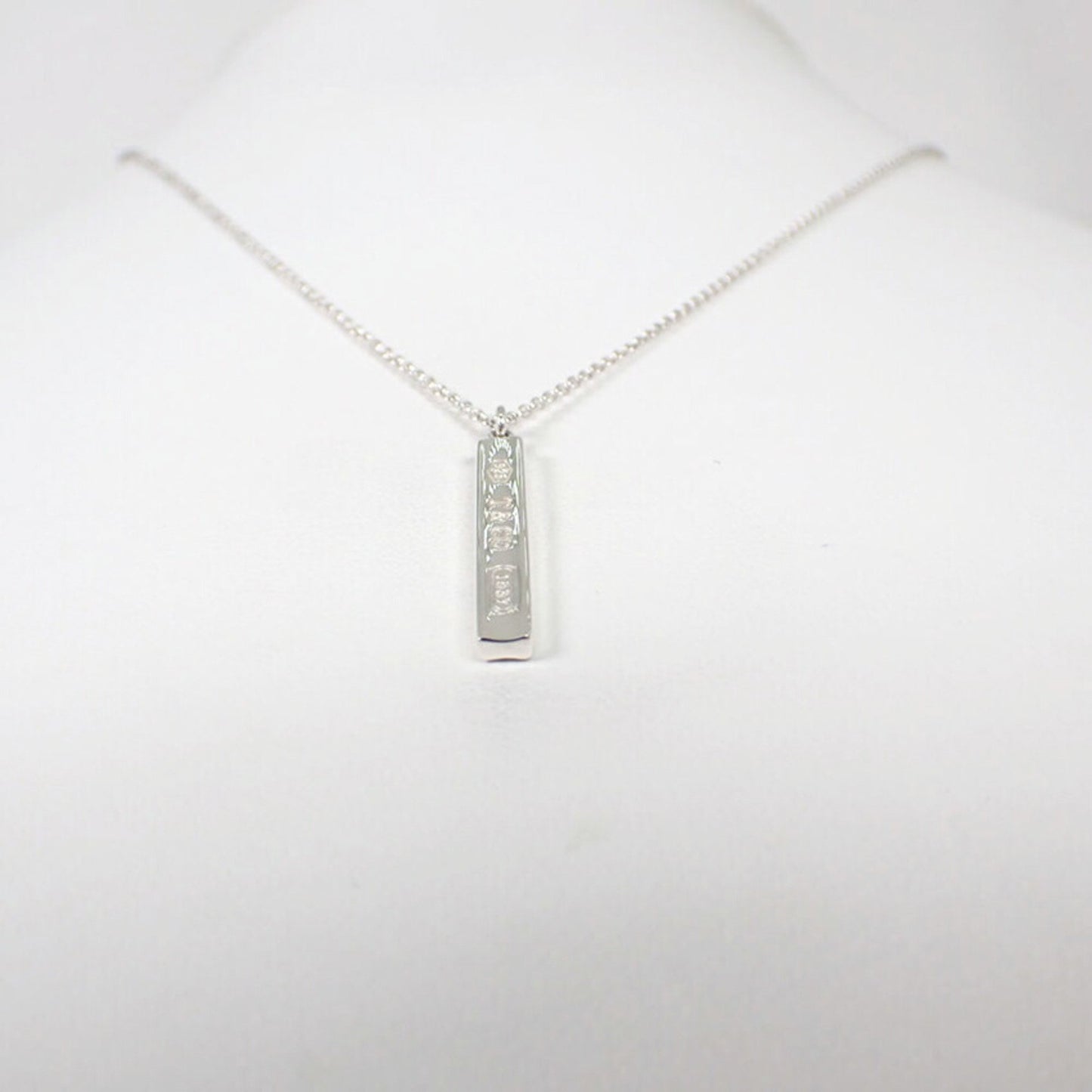 Tiffany Sv925 1837 Bar Pendant