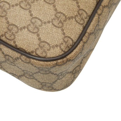 Gucci Gg Supreme Business Bag 201480 Beige Brown Leather