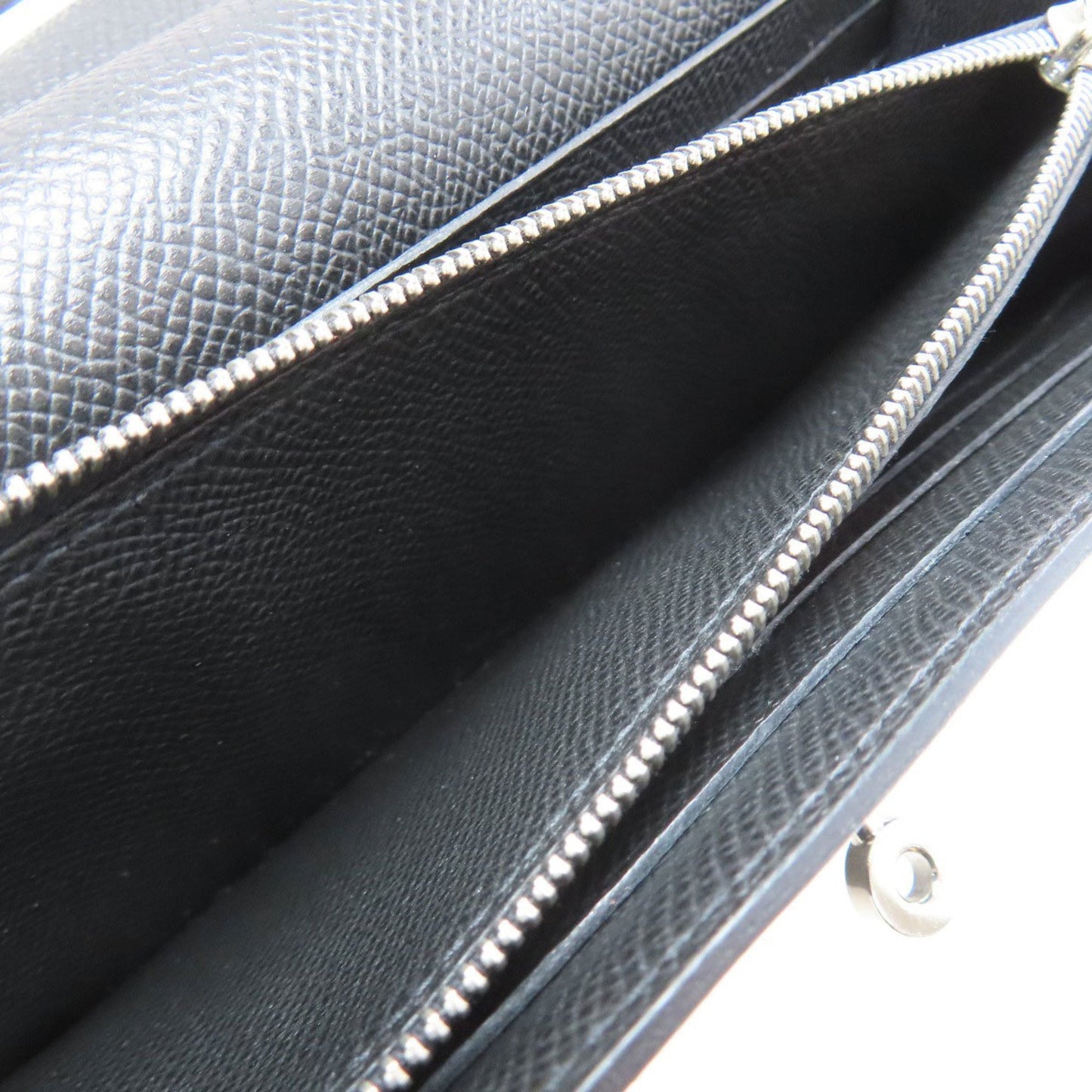 Hermes Herms Kelly Wallet Long Silver Hardware Epson