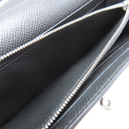 Hermes Herms Kelly Wallet Long Silver Hardware Epson