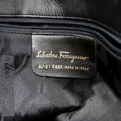 Salvatore Ferragamo Vara Canvas Tote Bag