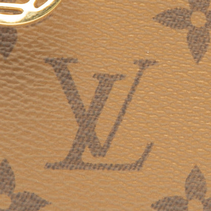 Louis Vuitton Monogram Reverse Porte Carte Romy Business Card Case Fragment M81912 Brown