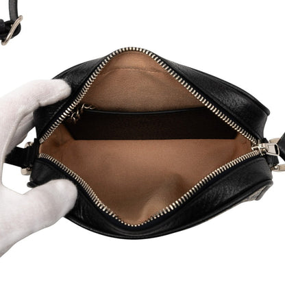 Gucci Gg Supreme Ophidia Shoulder Bag 517350 Navy Beige Leather