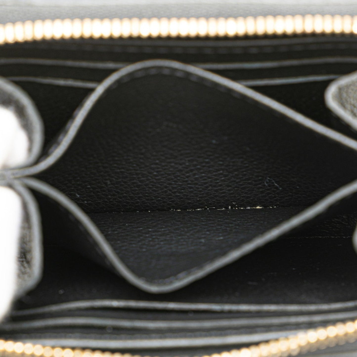 Louis Vuitton Monogram Empreinte Zippy Coin Purse M60574 Noir Black Leather