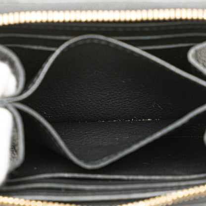 Louis Vuitton Monogram Empreinte Zippy Coin Purse M60574 Noir Black Leather