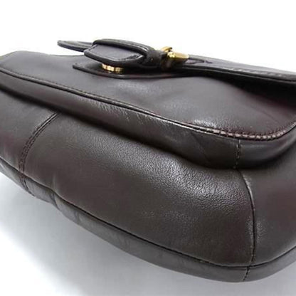 Coach Shoulder Bag F24685 Brown Leather