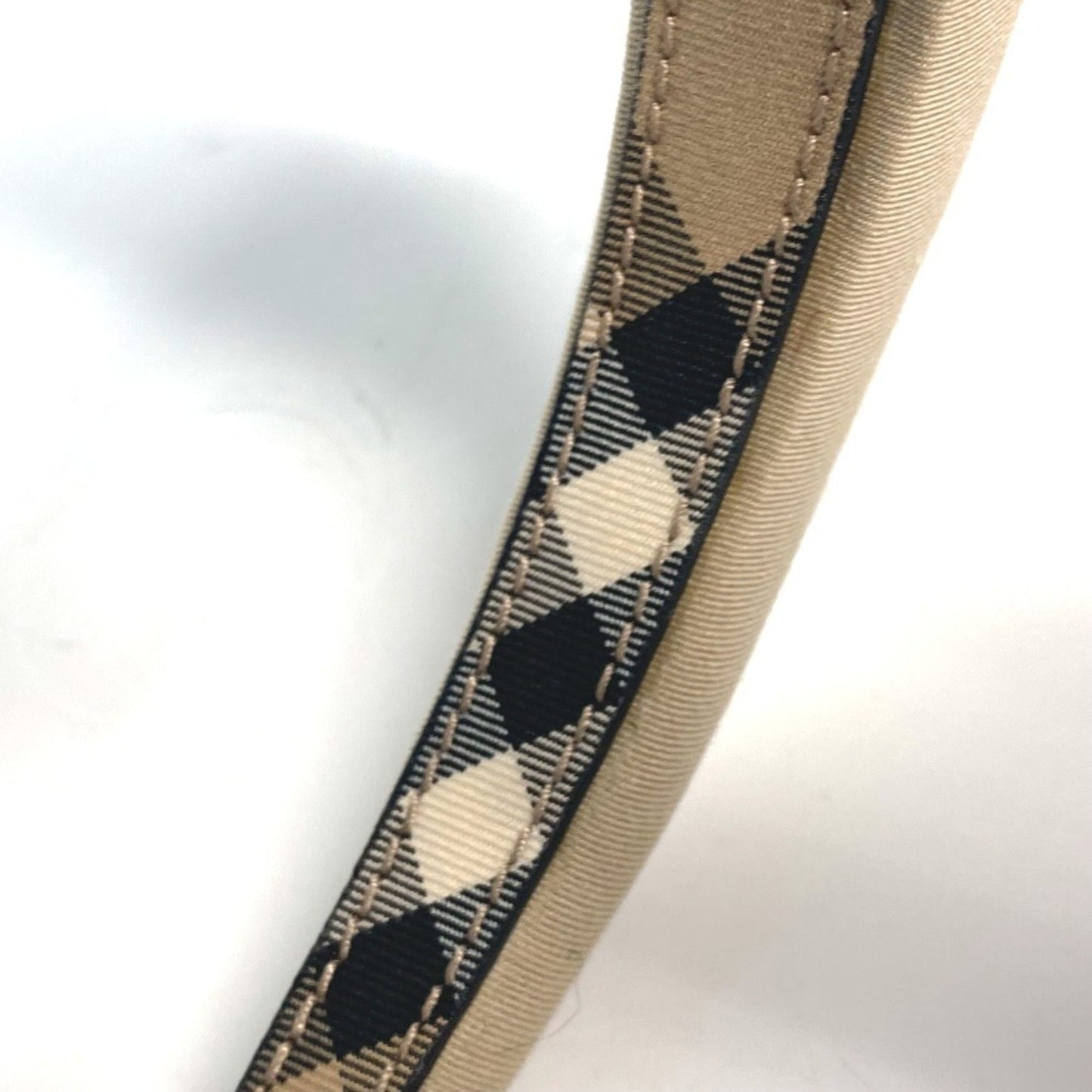 Burberry Burberry Checked Pattern On The Inside Tb Hair Headband Hairband Canvas