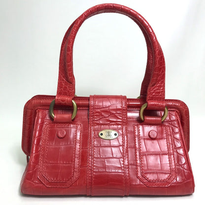 Celine Belt Bag Hand Bag Red Goldhardware