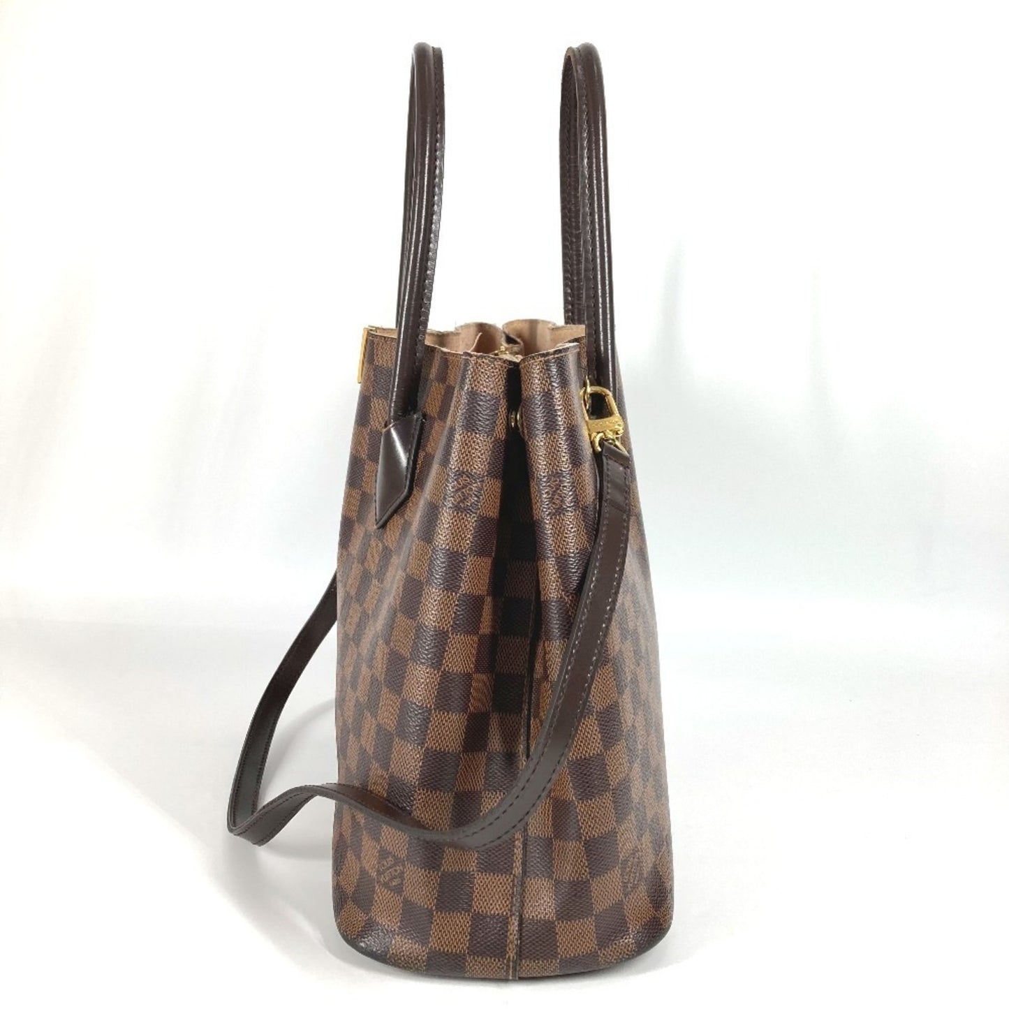 Louis Vuitton N41435 Damier Kensington Handbag/Tote/Shoulder Bag In Canvas