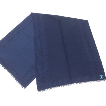 Louis Vuitton 2022 Louis Vuitton Etoile Lv Zigzag Silk Blend Logo Embroidered Large Stole/Scarf