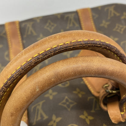 Louis Vuitton Monogram Keepall Bandouliere 50 Boston Bag M41416 Brown