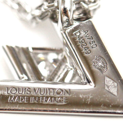 Louis Vuitton Louis Vuitton K18Wg White Gold Pendant Lv Volt One Pm Necklace Q93806 Diamond 6.1G