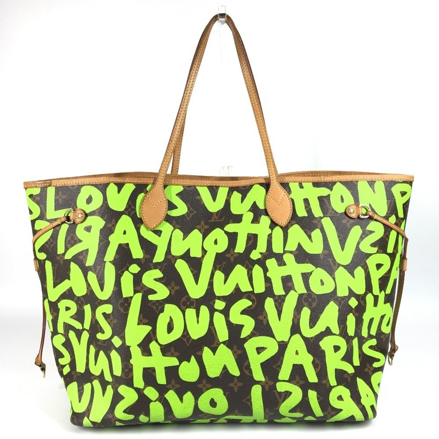 Louis Vuitton M93703 Monogram Graffiti Neverfull Gm Shoulder Bag/Tote Bag In Canvas