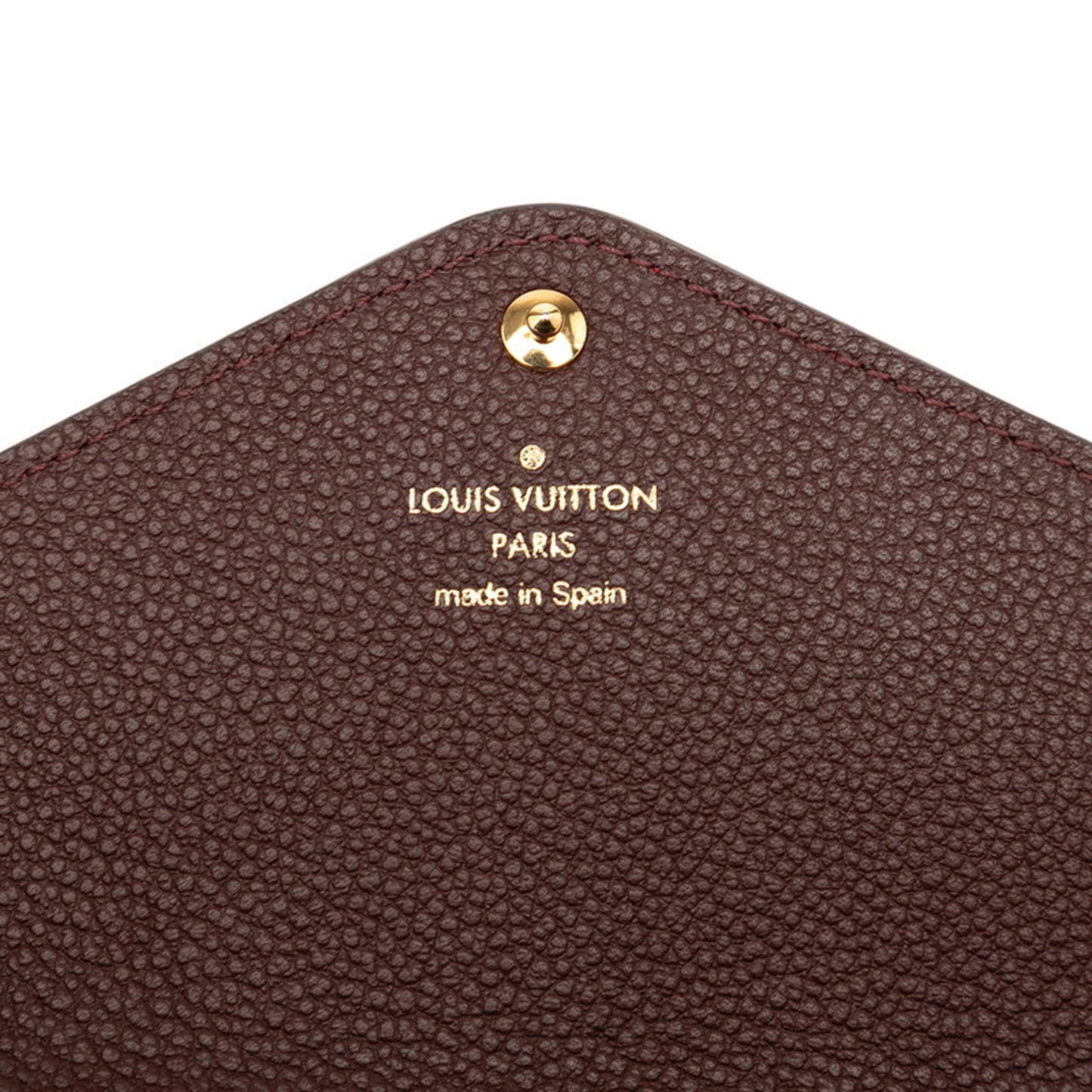 Louis Vuitton Monogram Empreinte Portefeuille Josephine Long Wallet M62453 Cerise Red Leather