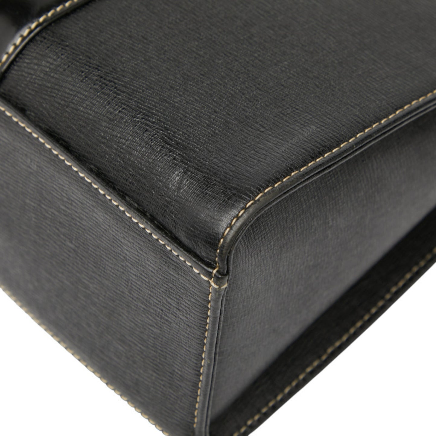 Burberry Nova Check Handbag In Black Leather