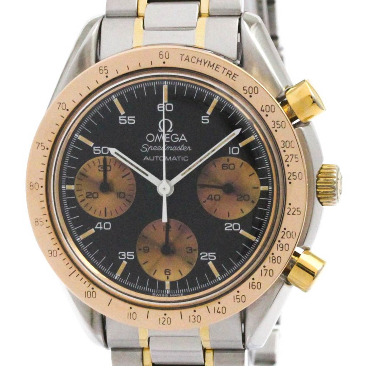 Omega Speedmaster Automatic 18K Gold Steel