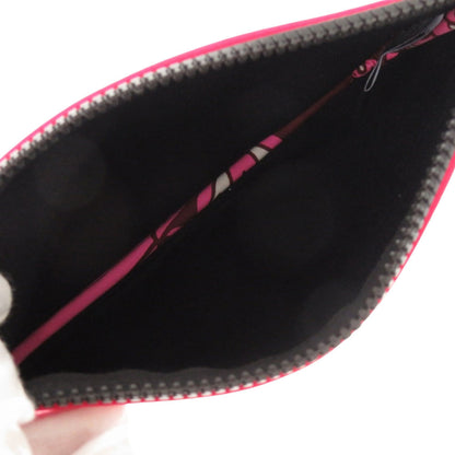 Unused Herms Neoban Pm Polyamide Elastane Rouge Kazak Pouch Bag Red Zee5 Hermes