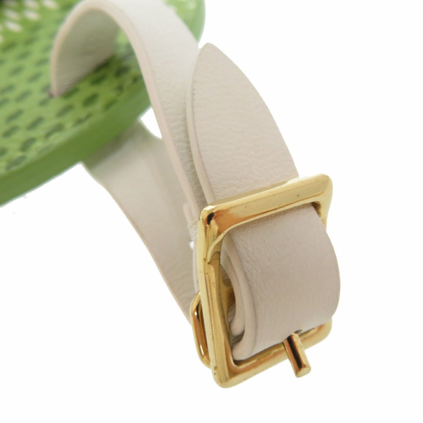 Unused Louis Vuitton Lv Bag Tag Golf Tee Damier Charm Gi1063 Canvas Leather Green 0499 Louis Vuitton