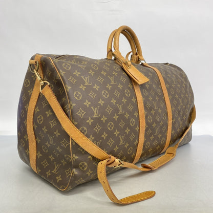 Louis Vuitton Monogram Keepall Bandouliere 60 Boston Bag M41412 Brown