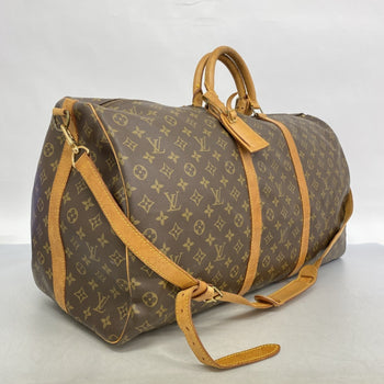 Louis Vuitton Monogram Keepall Bandouliere 60 Boston Bag M41412 Brown