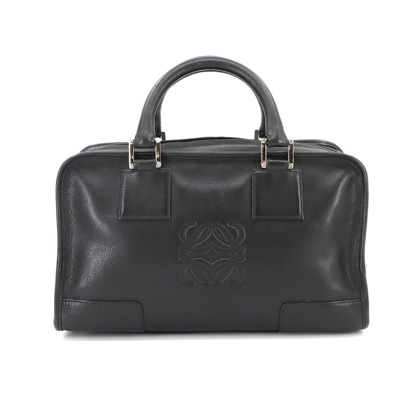 Loewe Amazona 28 Handbag In Black Leather