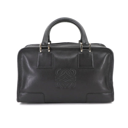 Loewe Amazona 28 Handbag In Black Leather