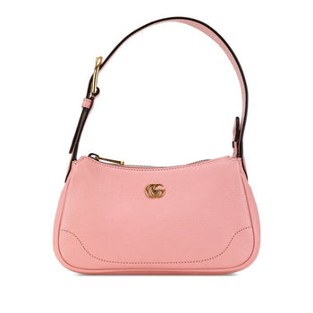 Gucci Gg Marmont Aphrodite Shoulder Bag 739076 Pink Leather