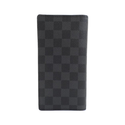 Louis Vuitton Damier Graphite Portefeuille Brazza N62665 Wallet