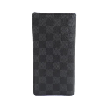 Louis Vuitton Damier Graphite Portefeuille Brazza N62665 Wallet
